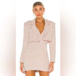 For Love & Lemons Dionne Tweed Jacket & Mini Dress XS